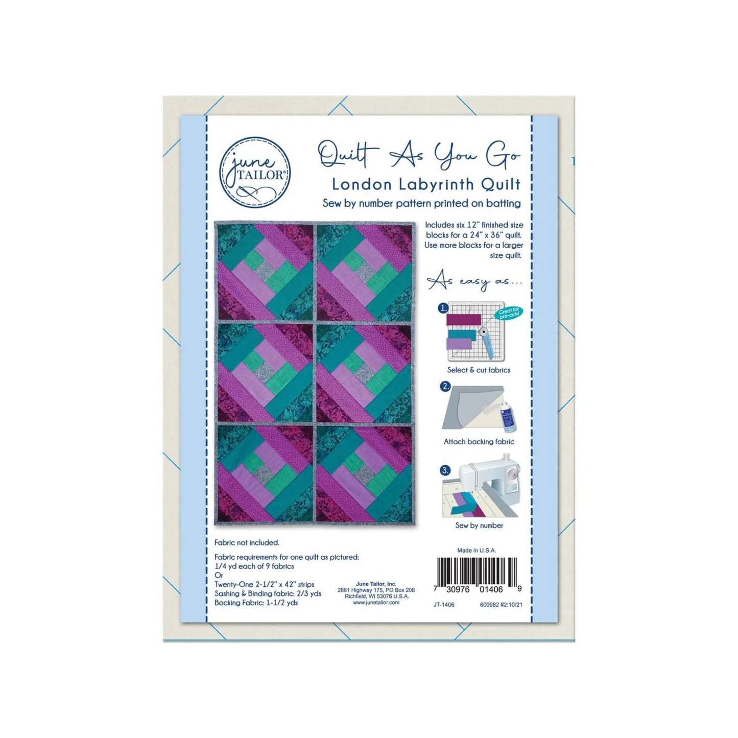 QAYG - London Labyrinth -- 6 blocks per pack