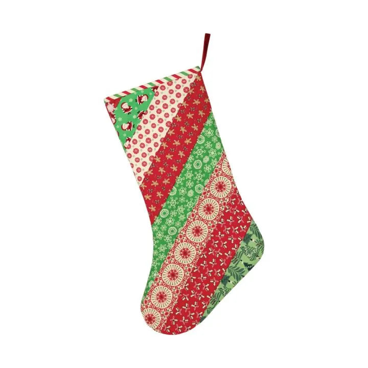 QAYG Holiday Striped Stocking -- 1 per pack