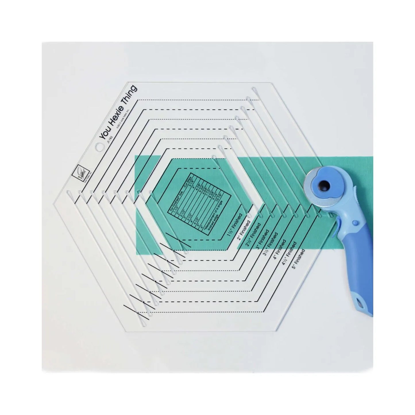 You Hexie Thing Hexagon Ruler