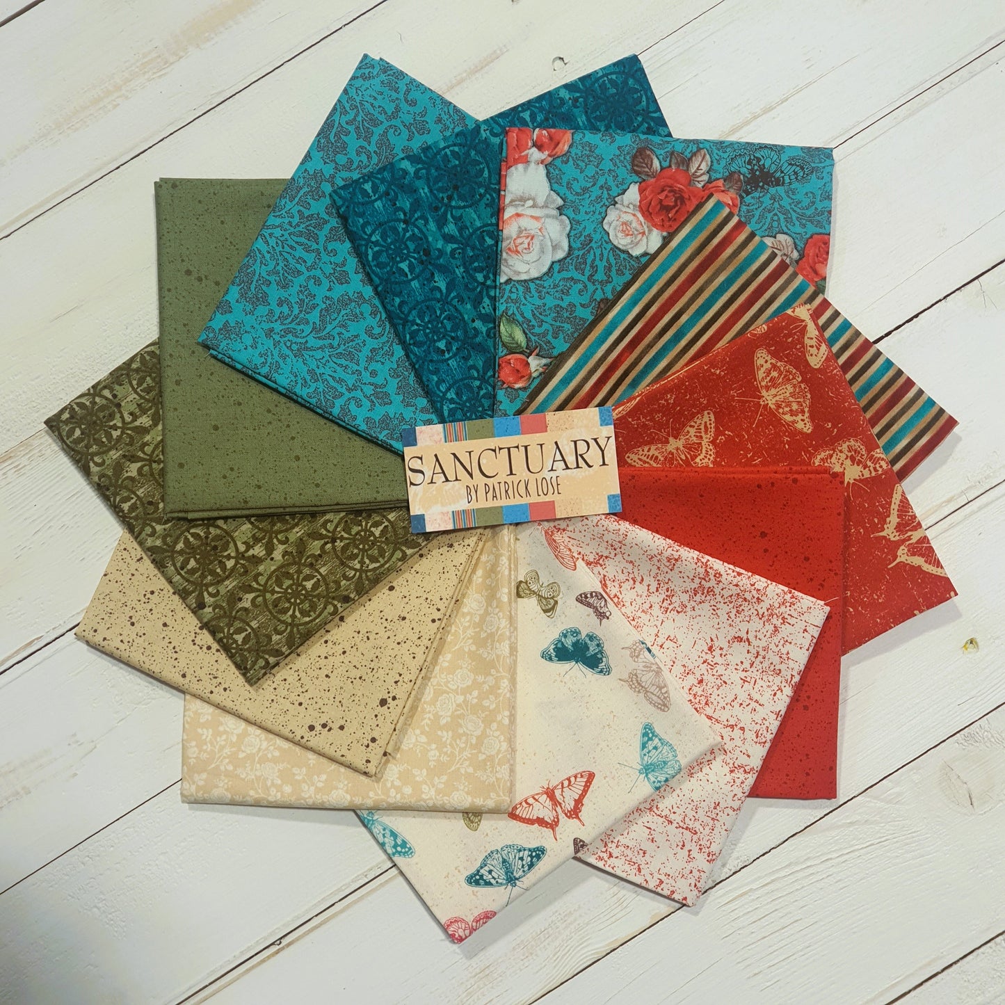 12xFat Quarter Bundle - Sanctuary by Patrick Lose
